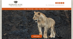 Desktop Screenshot of elephantrocklodge.co.za